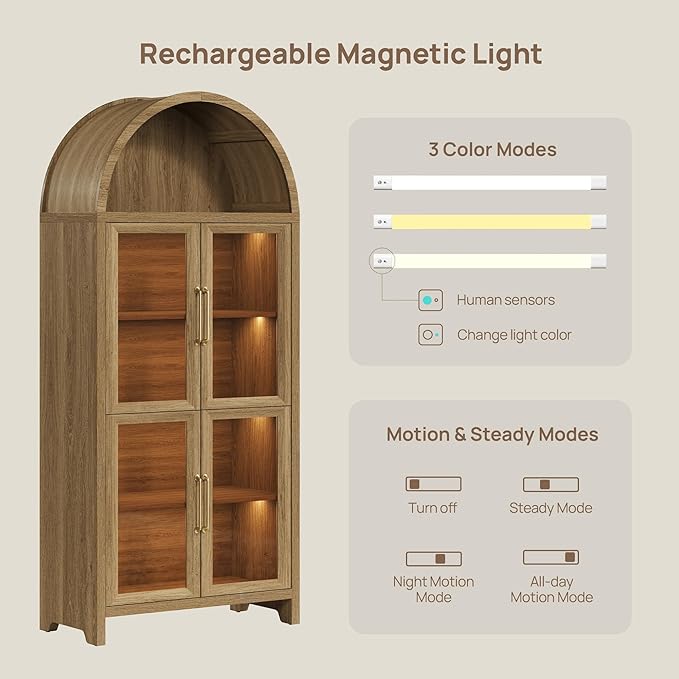 SICOTAS 74" Display Cabinet