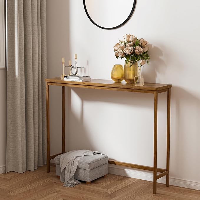 VASMIA Console Table, Entryway Table, Narrow Sofa Table, Living Room