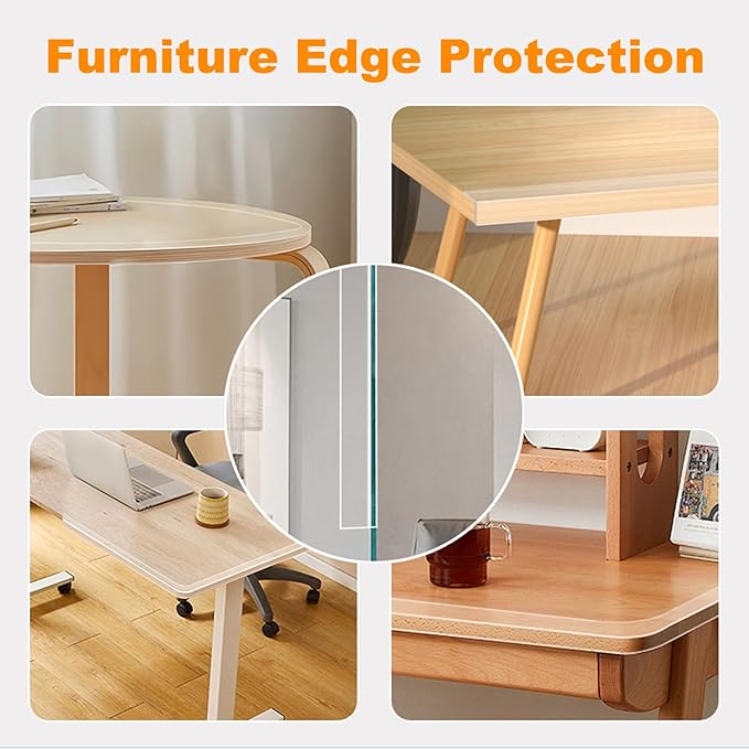 1.57 in x 6.6 FT, Self Adhesive Protective Bumper Guards