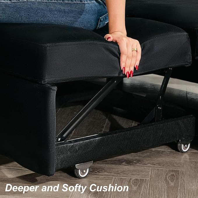 Belffin Modular Sectional Sleeper Sofa Bed