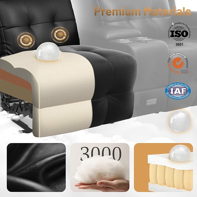 Recliner Sofa Set, RV Wall Hugger Recliners