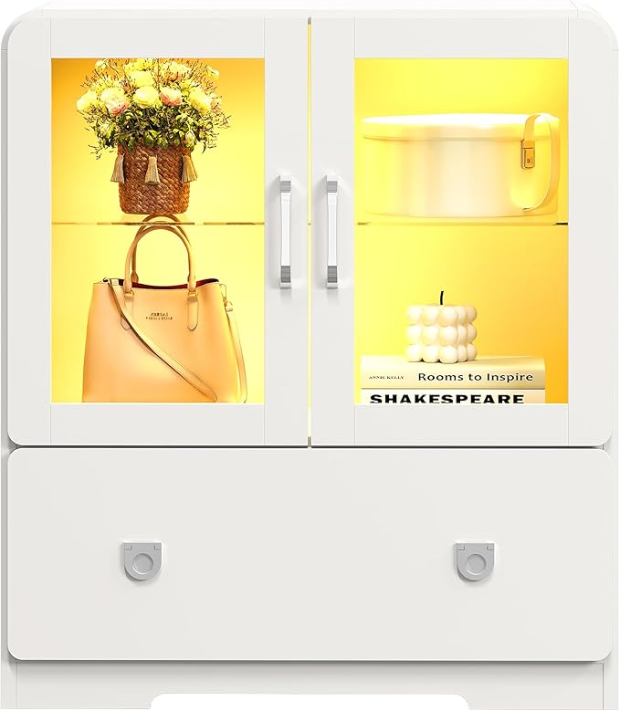 RoyalCraft White Display Cabinet