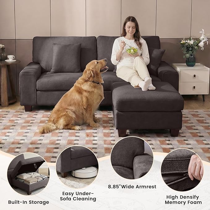DOPEDIO L-Shaped Sectional Sofa