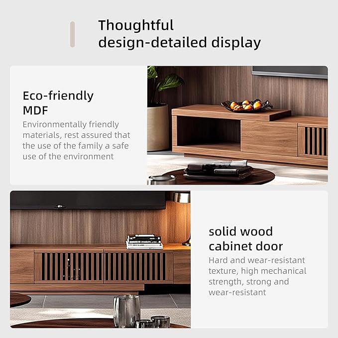Adjustable Length 78"-103" TV Stand