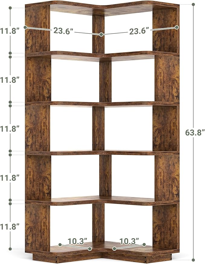 Armocity Corner Book Shelf