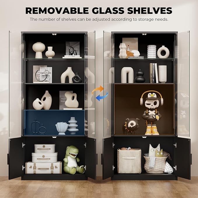 BROTTAR 67" Display Cabinet