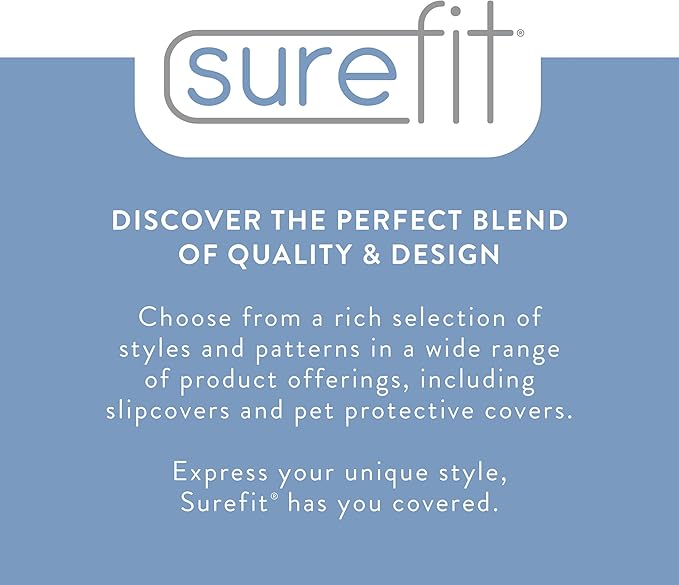 SureFit Cotton Duck Canvas Short Dining Room Chair Covers, Dining Chair Cover