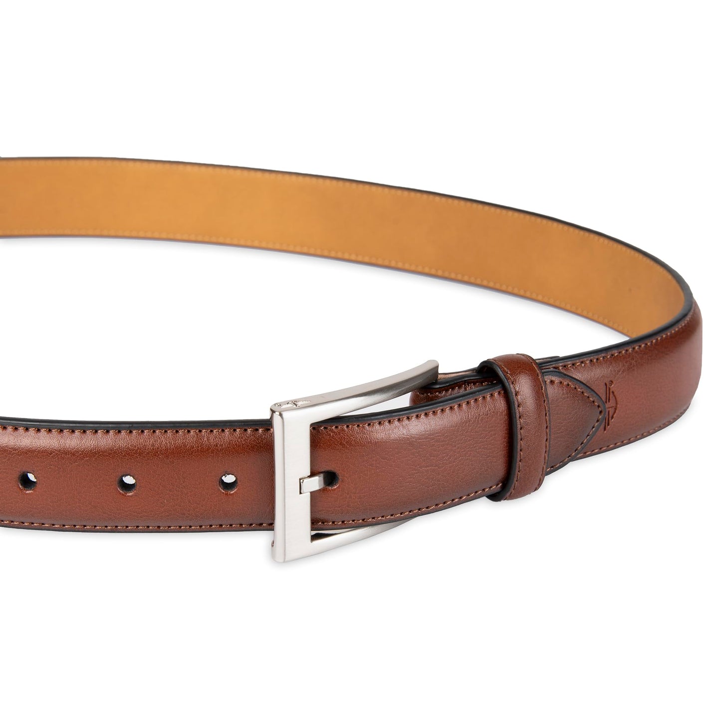 Dockers Men's Classic Dress Belt, Tan, Large (38-40)