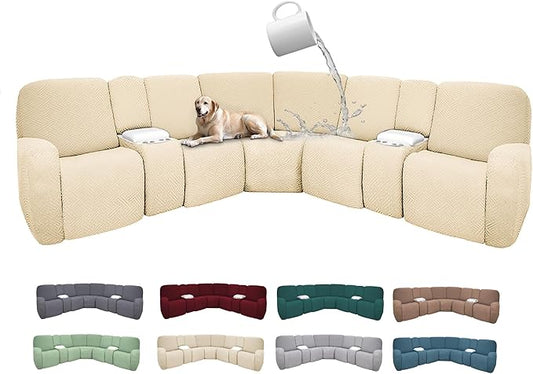 100% Waterproof Sectional Recliner Couch Covers