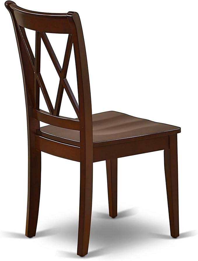 East West Furniture CLC-MAH-W Clarksville Dining Chairs