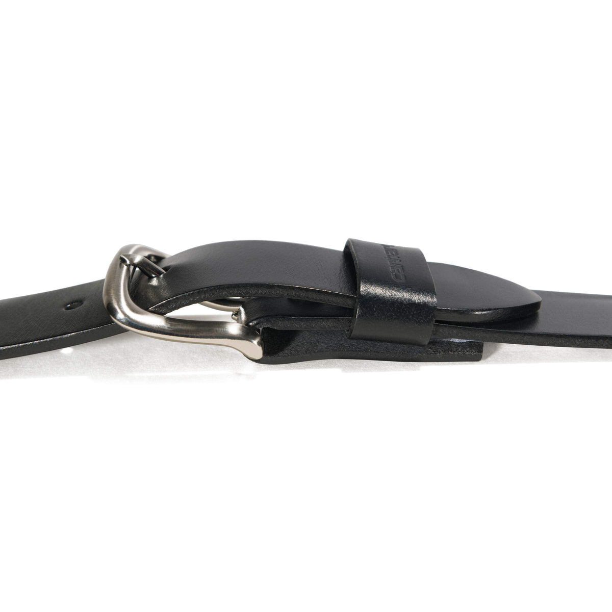 Carhartt Men's Bridle Leather Classic Buckle Belt, Black, 36