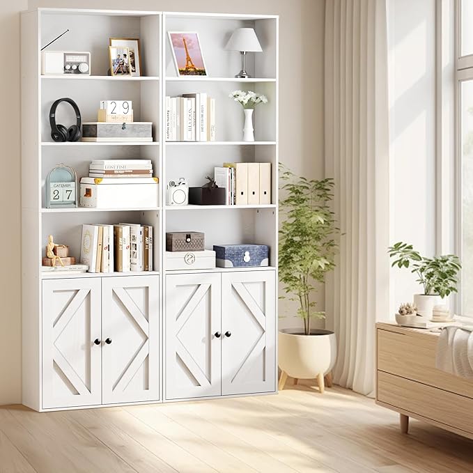 Bookshelf, 6-Tier Floor Bookcase