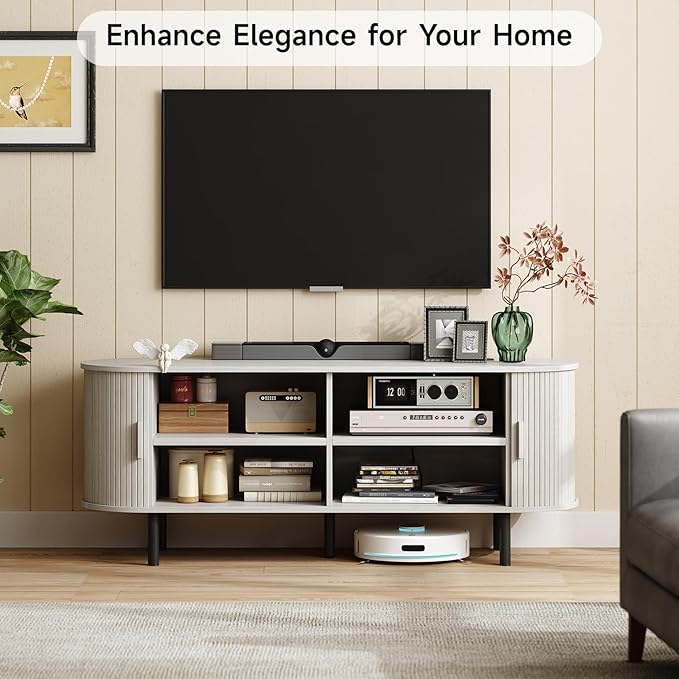 ONBRILL 55" TV Stand with Power Outlet