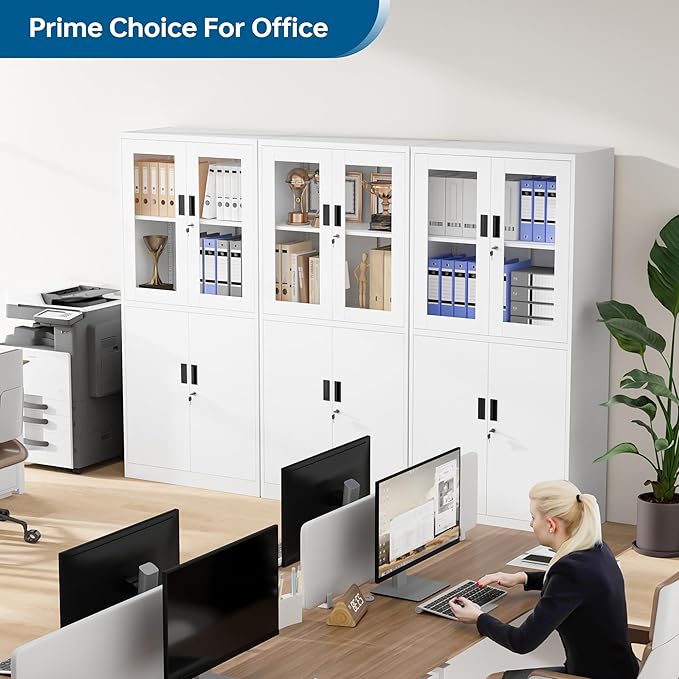 PEUKC Display Storage Cabinet