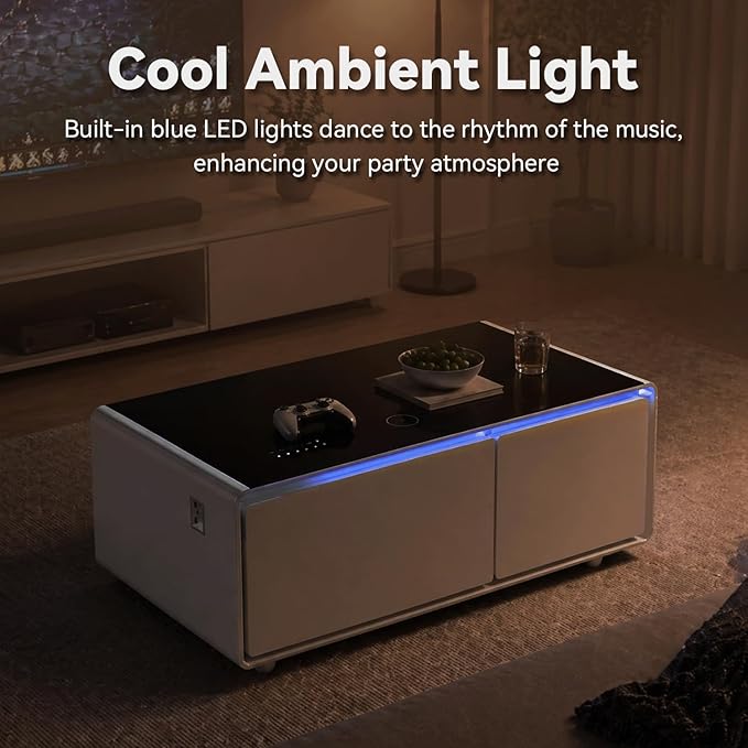LIVTAB Smart Coffee Table, Living Room Table