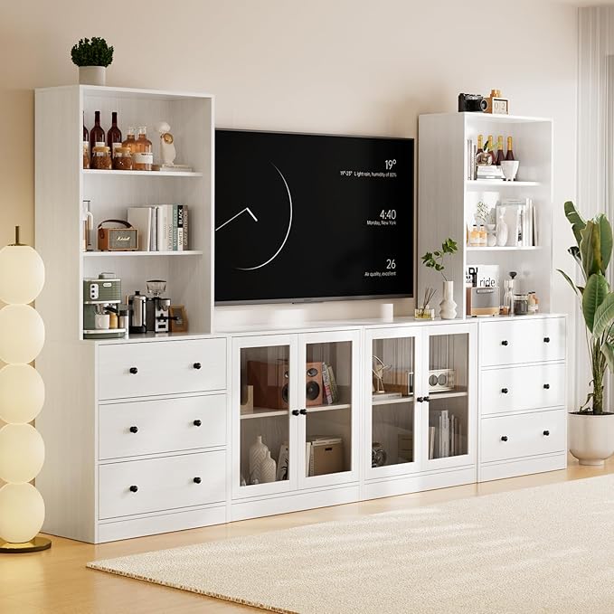 TUSY 71" Large TV Stand Set