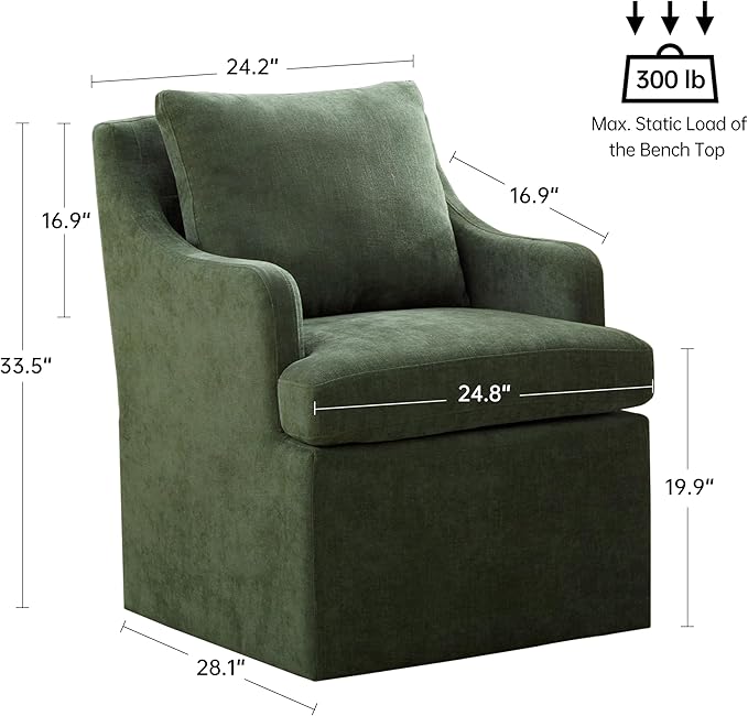 VKNOW Upholstered Dining Chairs Set of 2, Modern Kitchen Chairs Dining Room