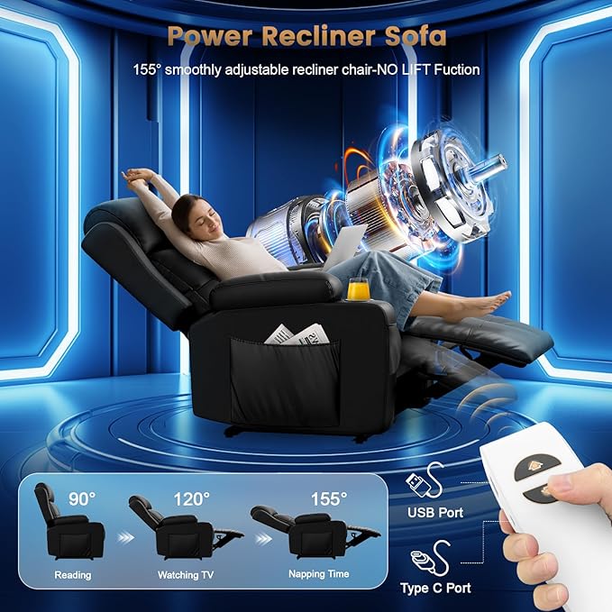 Recliner Sofa Set, Wall Hugger Couch