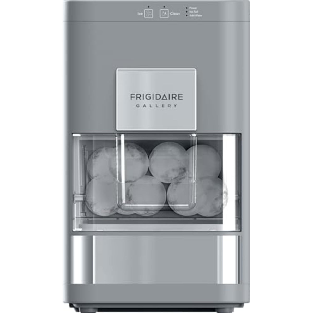 Frigidaire, EFIC240 Countertop Artisanal Sphere Ice Machine, Transparent Window, Gourmet Ice Maker, 84 Sphere per Day Capacity, Auto Self Cleaning Ice Making Machine (Grey)