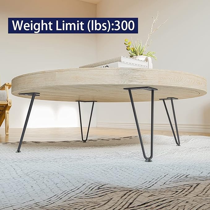 SMARTSTANDARD 10 Inch Heavy Duty Hairpin Furniture Legs, Metal Home DIY Projects