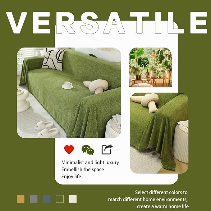 DREAMINGO Sofa Covers Herringbone Jacquard Modern Minimalism Couch Cover Wear