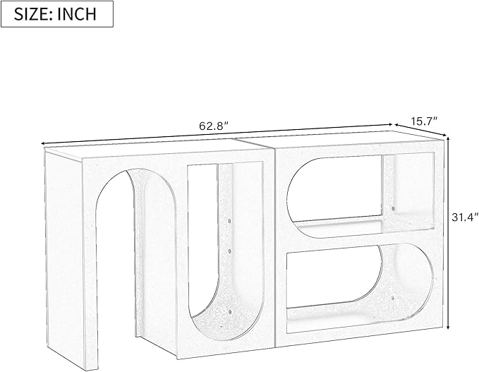 Modular Entryway Console Table