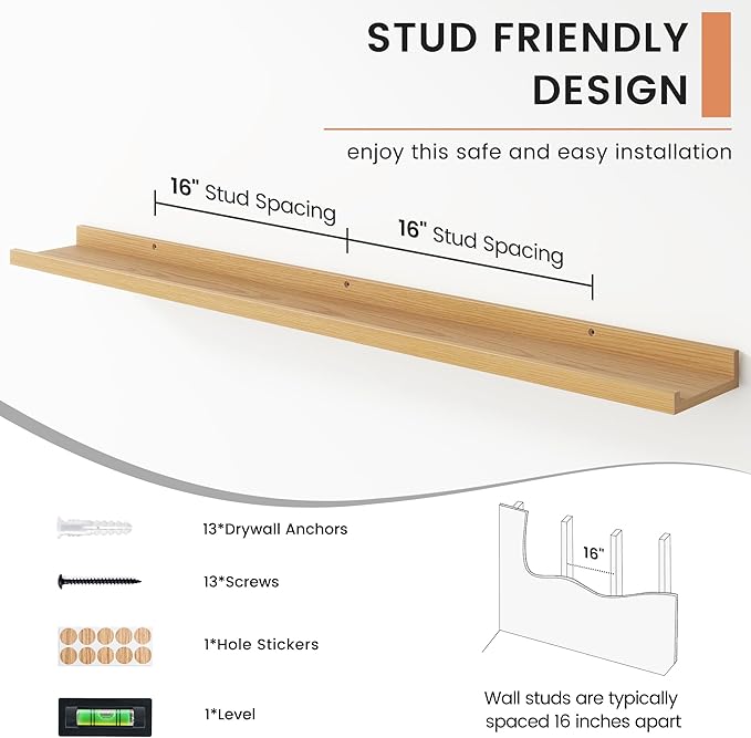 FLYJOE Floating Picture Ledge Shelves