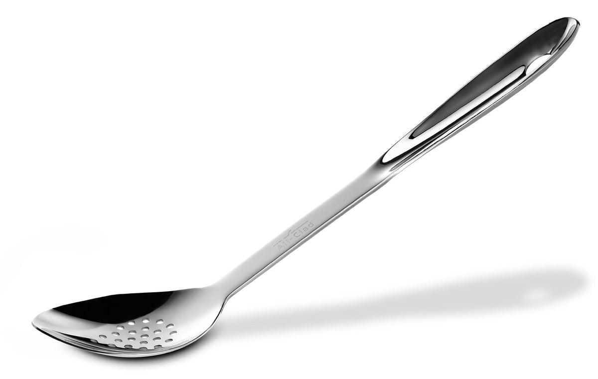 All-Clad Specialty Stainless Steel Kitchen Gadgets Slotted Spoon Kitchen Tools, Kitchen Hacks Silver