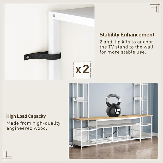 RALGEND Large Entertainment Center