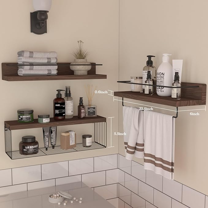 PopiShelves 22.5 inches Bathroom Shelves Over Toilet