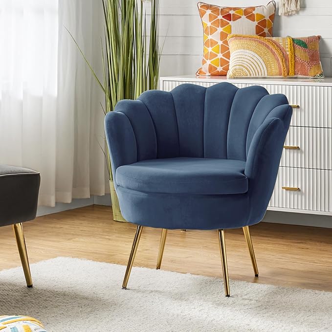 HULALA HOME Modern Velvet Accent Chair