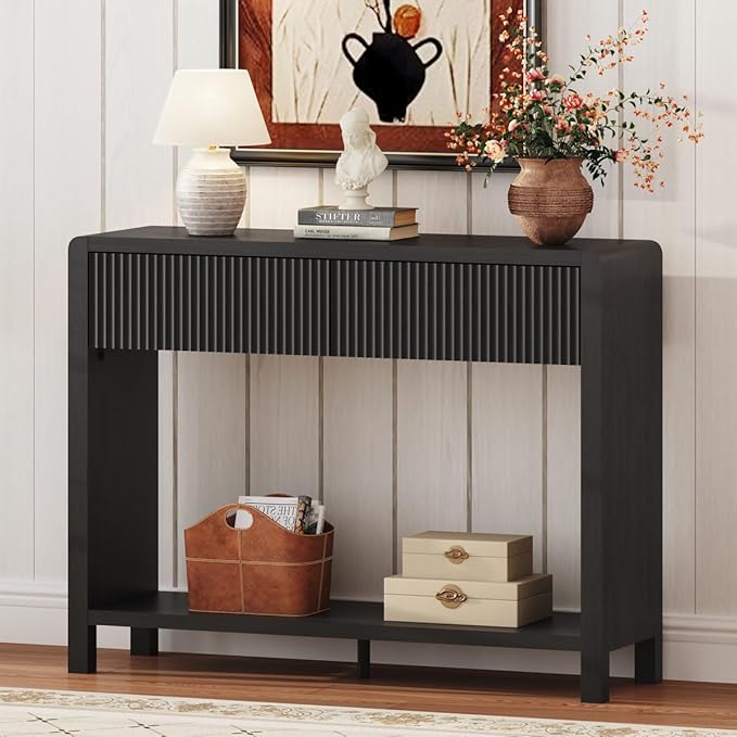 FATORRI Console Entryway Table, Modern Sofa Table