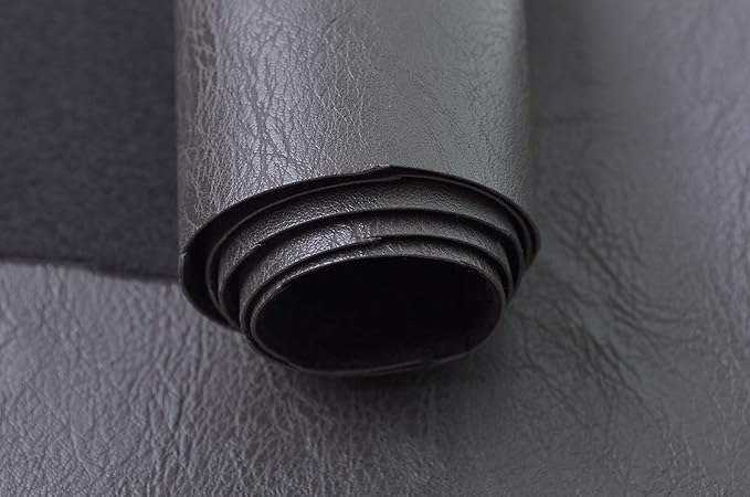 Wento Thick Half Yard Faux Leather Fabric Soft Skin Grain PU Leather