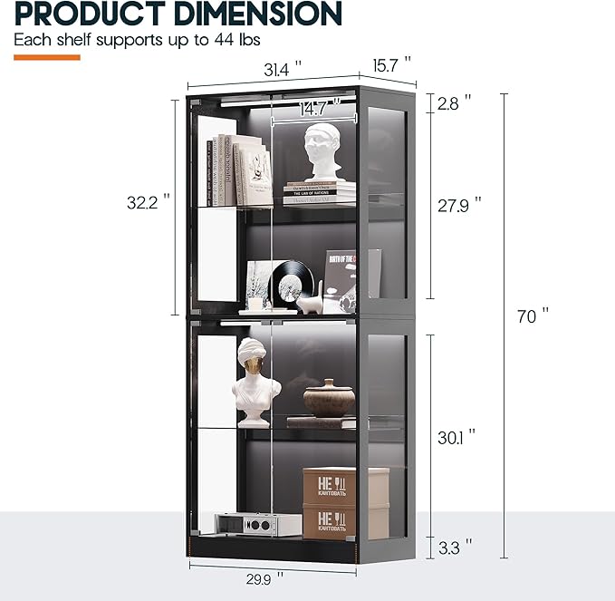 AMERLIFE RGB Display Cabinet