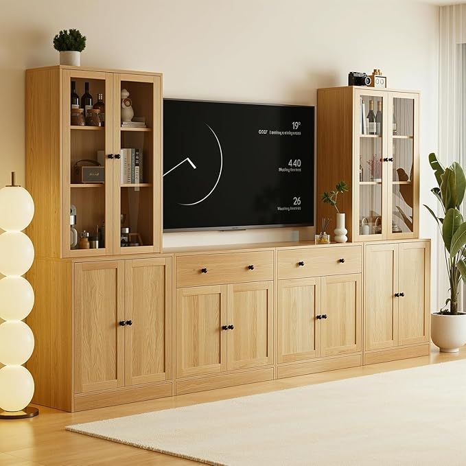 TUSY 71" TV Stand Storage Set