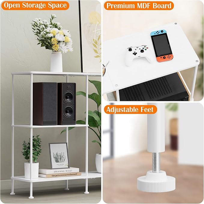 ETELI TV Stand for 50 Inch TV Tall Entertainment Center
