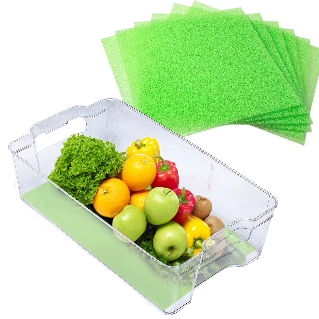 Fruit & Veggie Life Extender Drawer Liner - Refrigerator Organizers and Storage, Fridge Shelf Liners