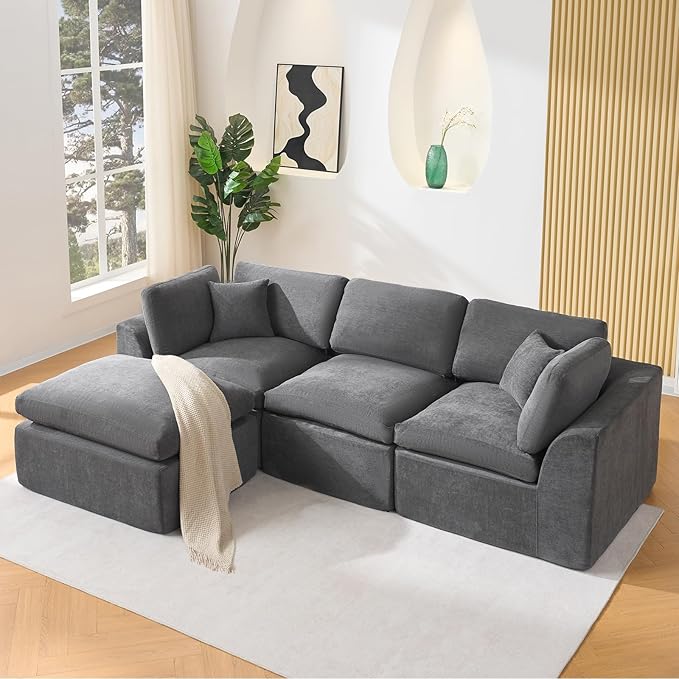 Garvee Modular Sectional Sofa, Sectional Couches