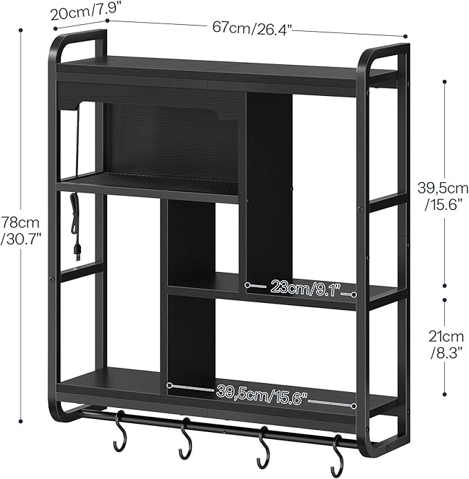 HOOBRO Gaming Floating Shelves