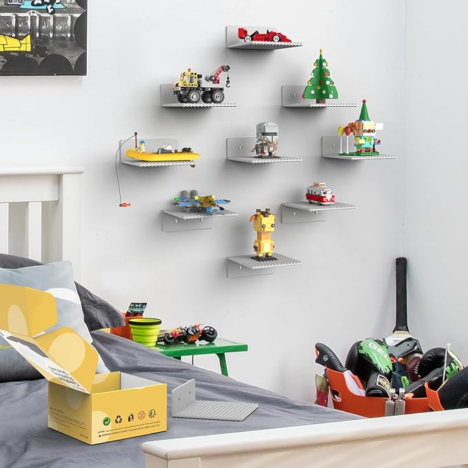 BlissBox 9-Pack Floating Display Shelves