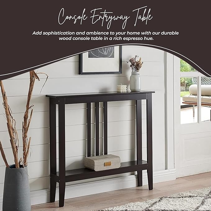 Kings Brand Furniture Narrow Console Table