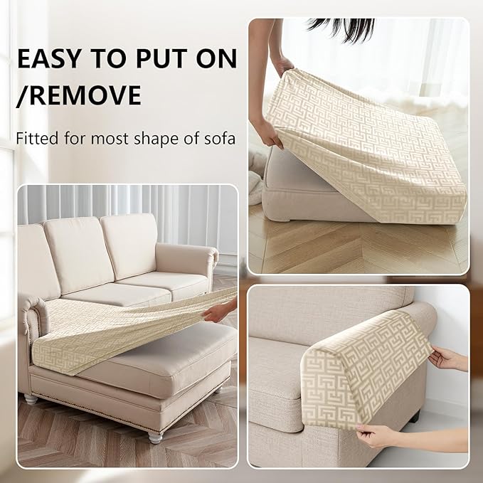 UNBBRRL Stretch Couch Seat Cushion Cover