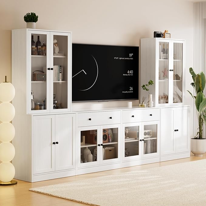 TUSY 71" TV Stand Storage Set