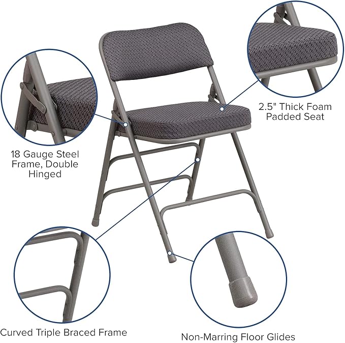 Flash Furniture Hercules Series Metal Folding Chairs