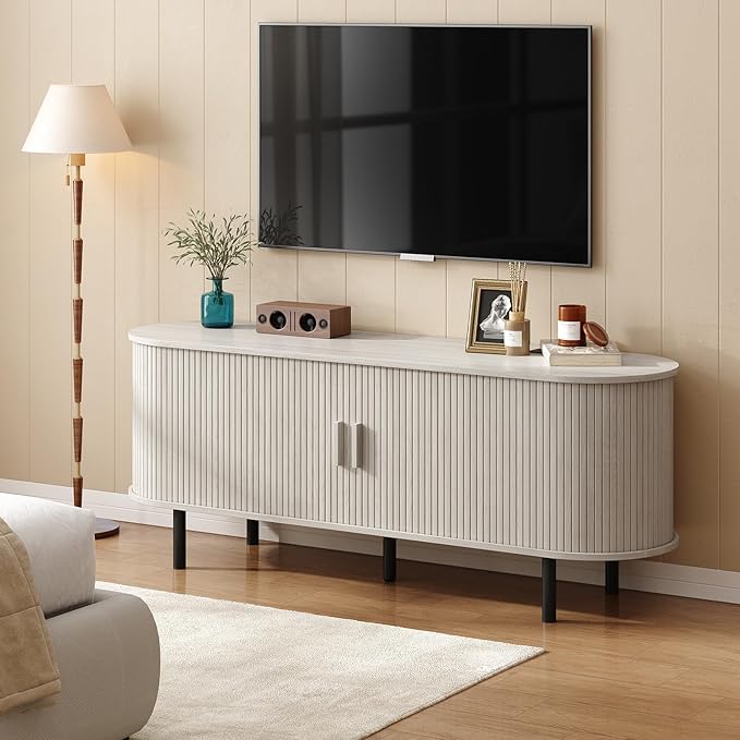ONBRILL 55" TV Stand with Power Outlet