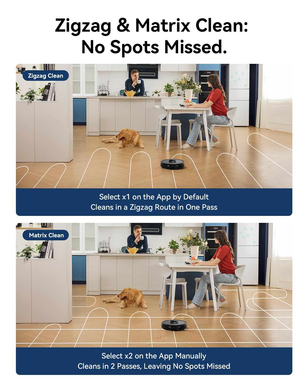 Proscenic Q8 Max Robot Vacuum and Mop with Self Emptying for 60 Days, 5,000 Pa Suction, LiDAR Navigation with Home Mapping, 200 Min Run, Auto Self-Charging, WiFi APP Control for Floor