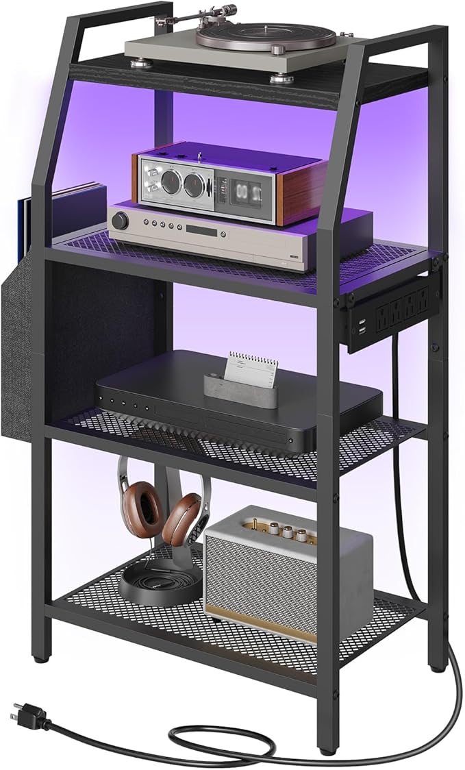 MAHANCRIS 4-Tier AV Media Stand