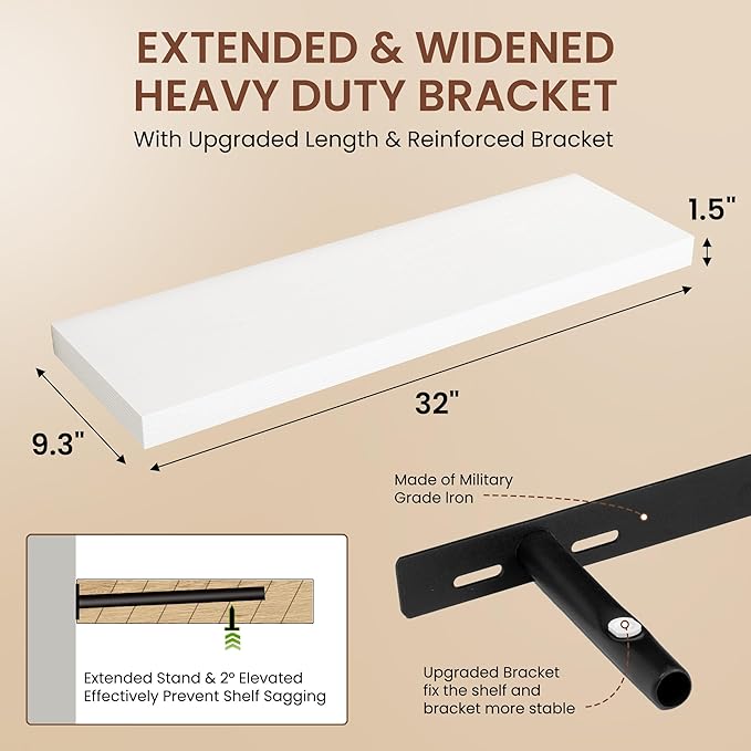 Dreamland 32 Inches Floating Shelves