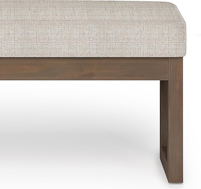 SIMPLIHOME Milltown Large Ottoman Bench