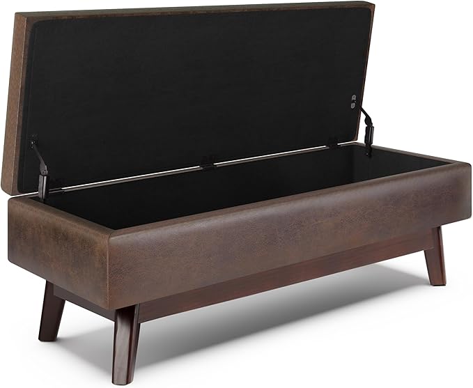 SIMPLIHOME Owen Rectangular Storage Ottoman